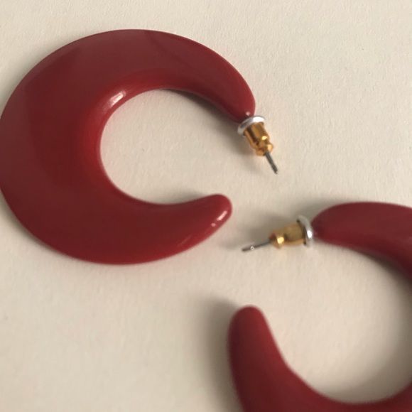 Blue 80’s style hoops - Picture 1 of 2